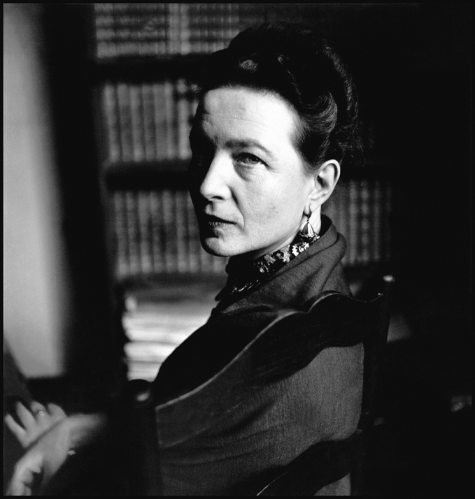 Nữ văn sĩ Pháp, bà Simone de Beauvoir (Ảnh: internet).
