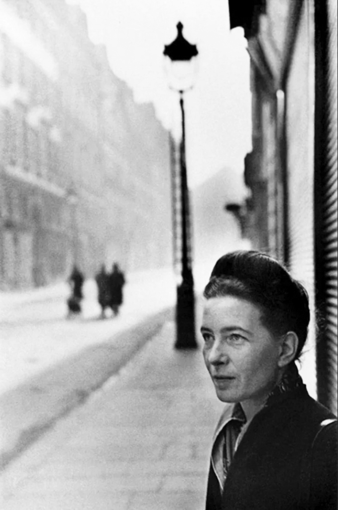 Nữ văn sĩ Simone de Beauvoir (Ảnh: internet).
