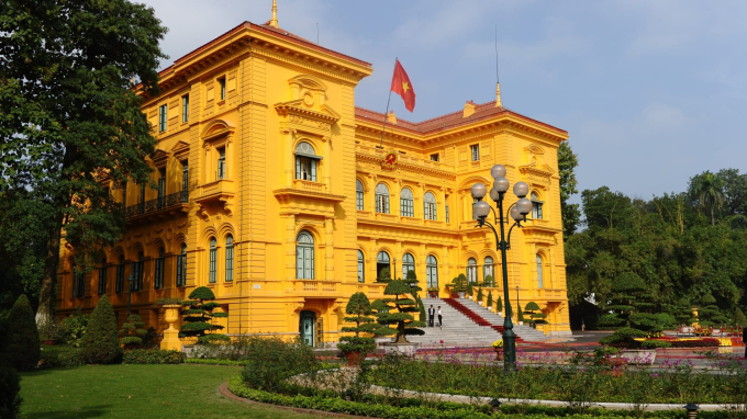 Phủ Chủ tịch tại Ba Đình, Hà Nội (Ảnh: internet).