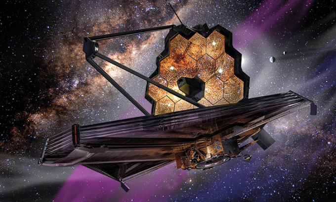Kính viễn vọng không gian James Webb (Ảnh: NASA)