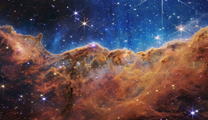 Tinh vân Carina được xem là một vườn ươm các vì sao (Ảnh: NASA, ESA, CSA, STScI).
