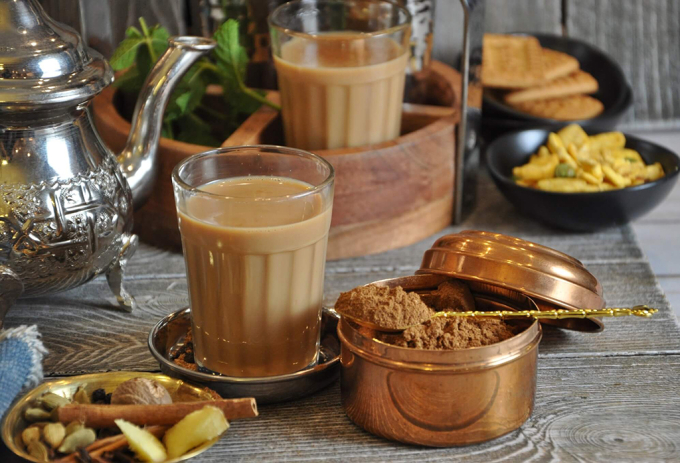Masala chai là thức uống quốc gia tại Ấn Độ.
