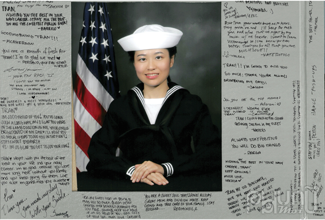 Nghệ sĩ 9x Trần Nữ Vương Linh gia nhập Hải quân Hoa Kỳ.