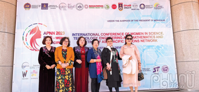 Đoàn đại biểu của Hội Nữ trí thức Việt Nam tham dự Hội nghị mạng lưới các nhà khoa học nữ châu Á năm 2023 tại Mông Cổ