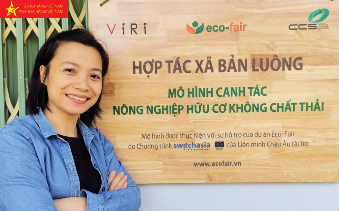 Chị Lương Thị Liên, người thành lập và phát triển Hợp tác xã Hoàng Gia