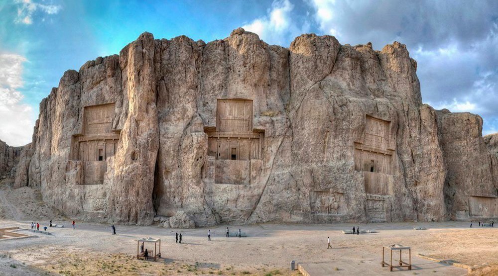 Khu di chỉ khảo cổ Naqsh-e Rostam ở Marvdasht, miền Nam Iran.