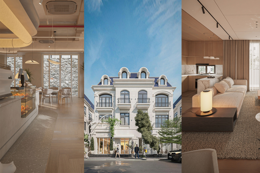 Mô hình Bizhome an cư - lạc nghiệp - sinh lời trong không gian biệt thự 4 tầng tại Kinh Đô Ánh Sáng (Vinhomes Ocean Park 2).