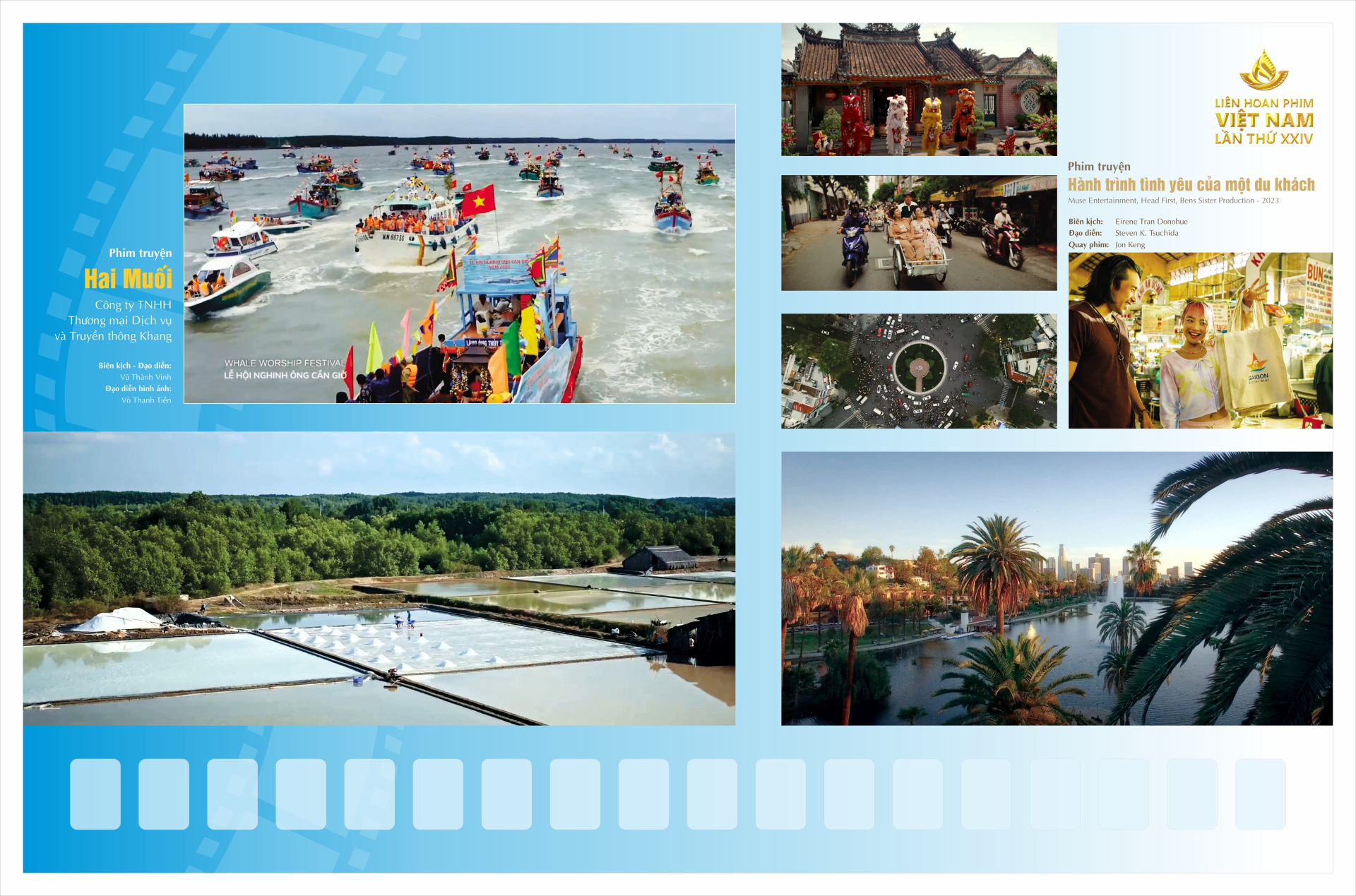 Hình ảnh trích trong một số phim đương đại có bối cảnh, nội dung về TP. Hồ Chí Minh sẽ được trưng bày tại Triển lãm