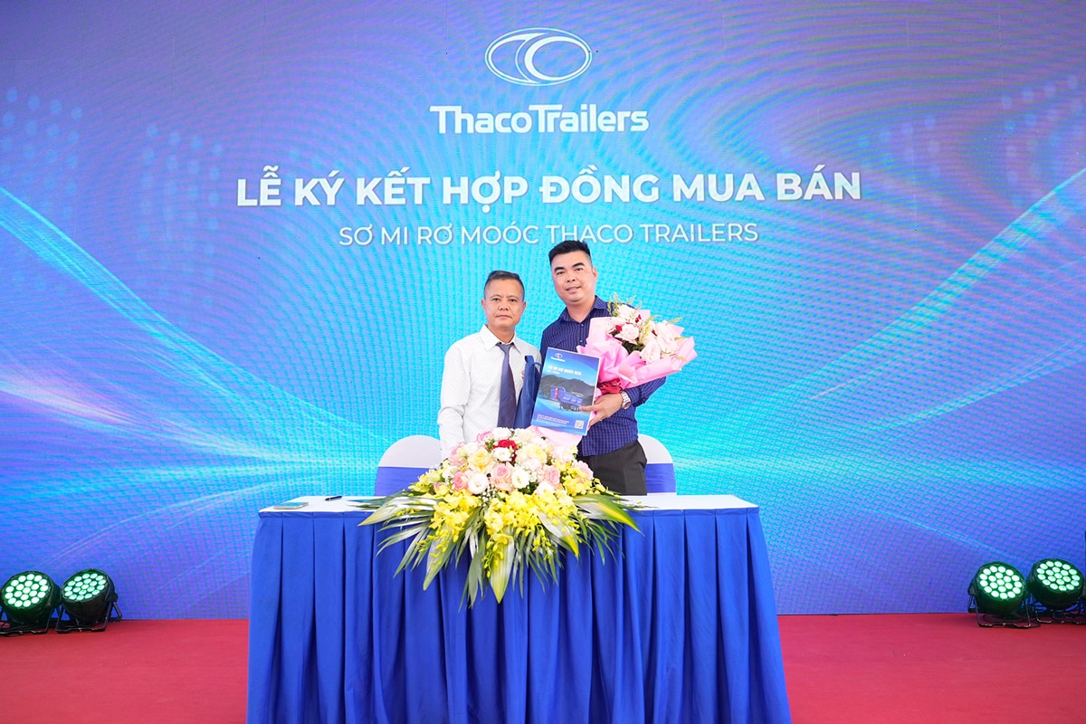 Thaco Trailers giới thiệu sơ mi rơ moóc thế hệ mới