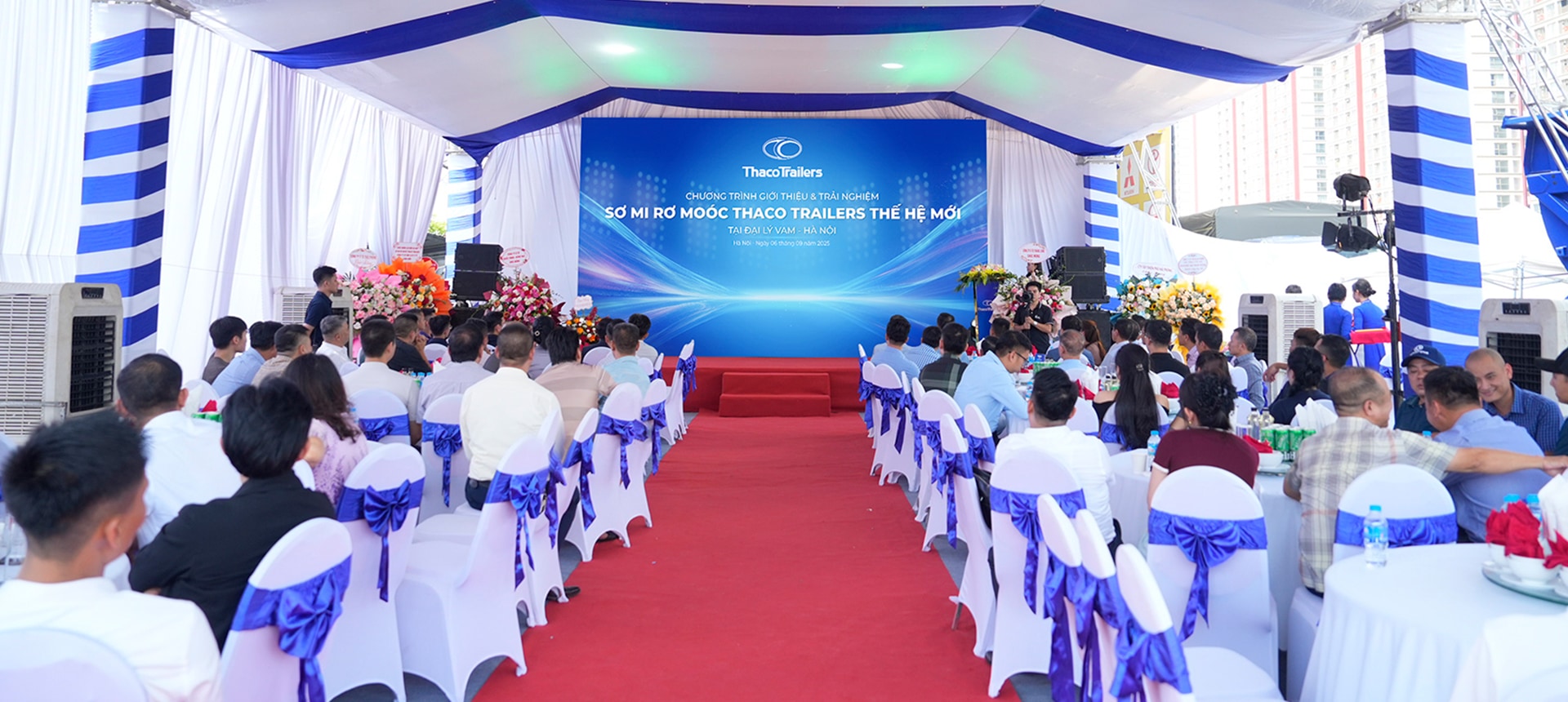 Chương trình giới thiệu và trải nghiệm sản phẩm sơ mi rơ moóc thế hệ mới tại đại lý VAM