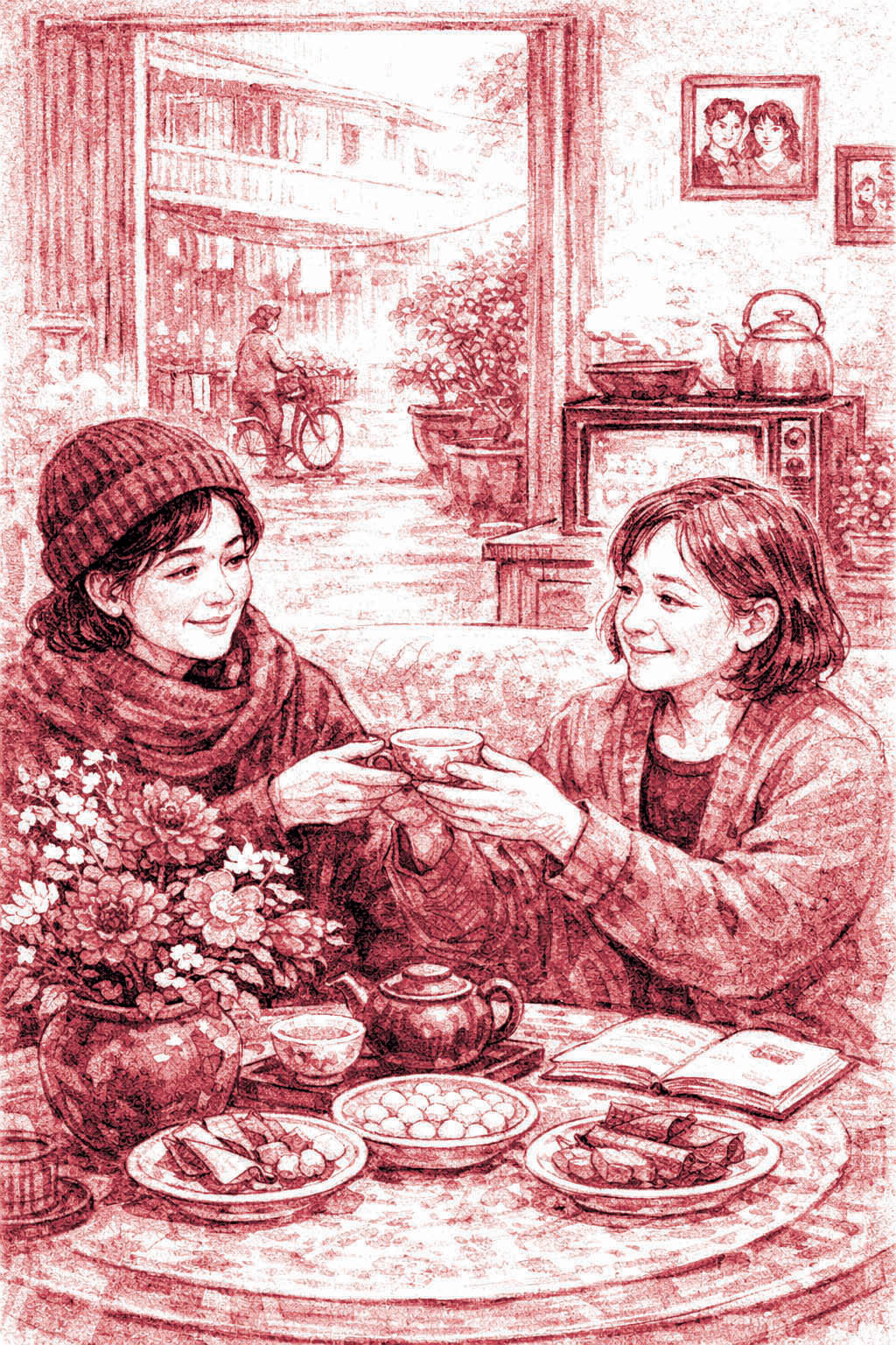 Không thể đỏ sẫm hơn nữa