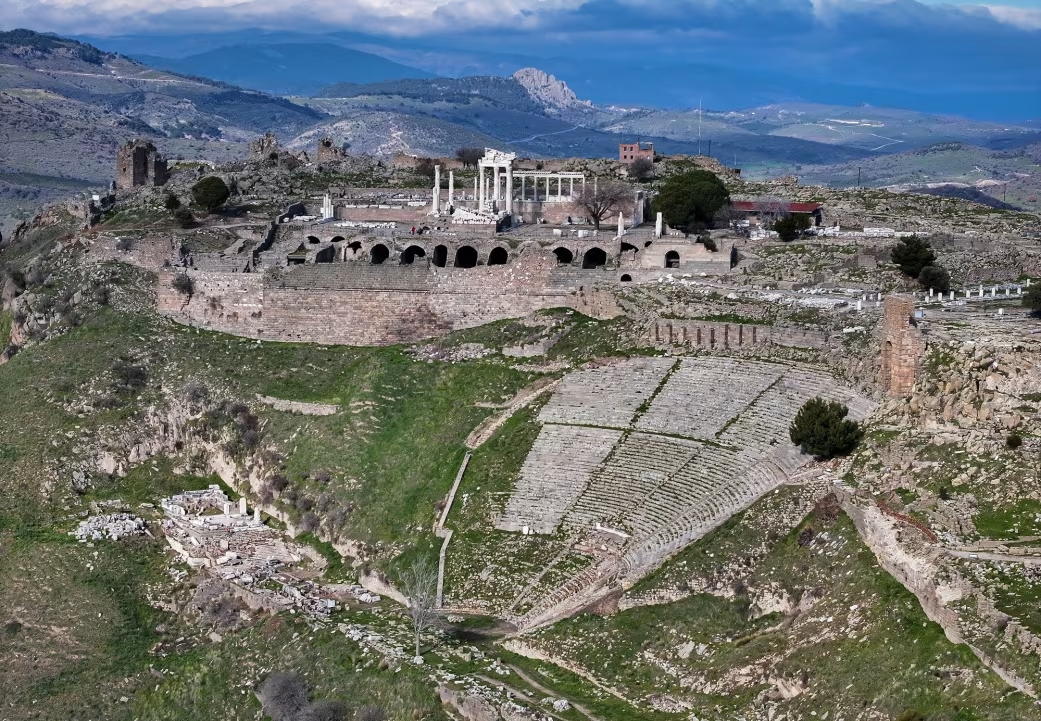 Thành phố cổ Pergamon ở miền tây Thổ Nhĩ Kỳ.