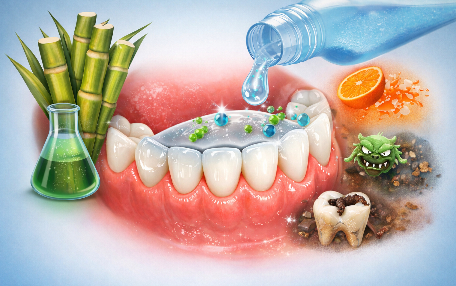 Nghiên cứu tạo nước bọt nhân tạo từ protein mía