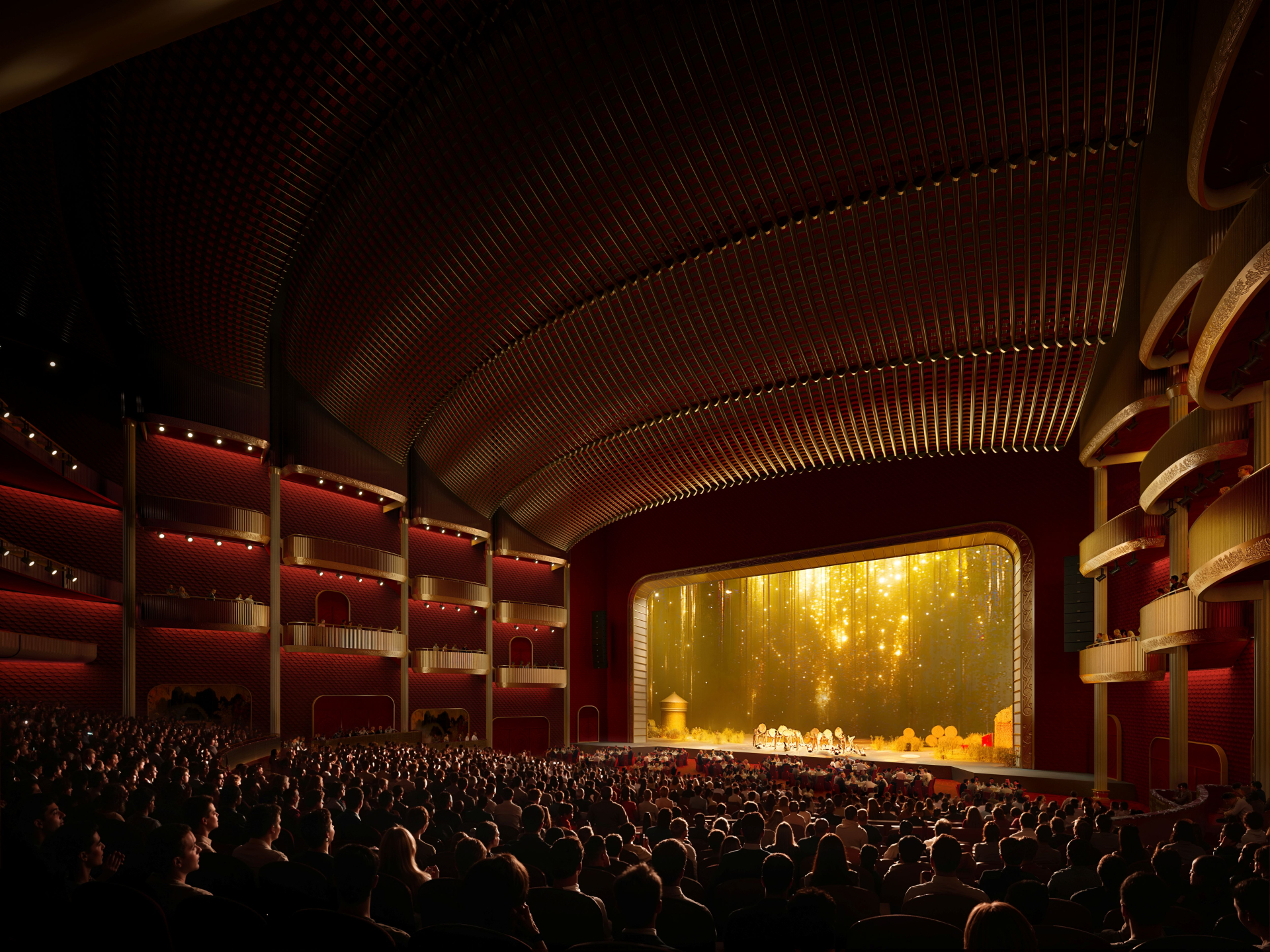 Nhà biểu diễn hơn 4000 chỗ, đủ tiêu chuẩn đón những tour diễn toàn cầu.