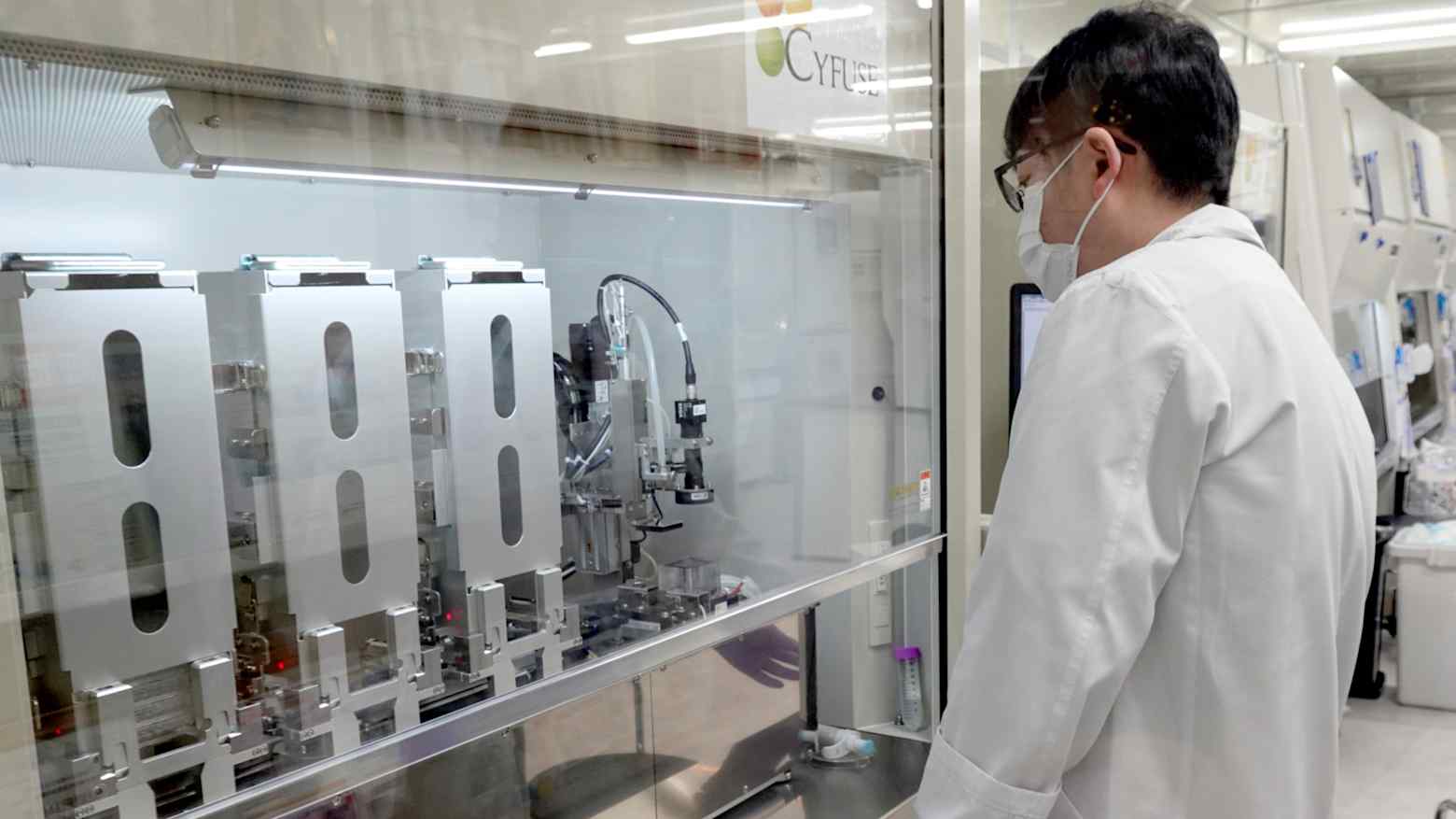 Nhà khoa học tại Cyfuse Biomedical sử dụng công nghệ in 3D để tạo ra vật liệu cấy ghép từ tế bào người.