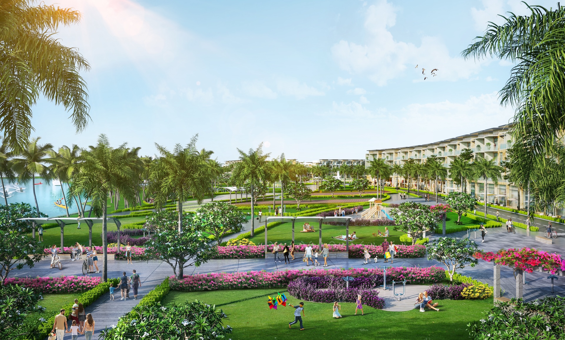 Chủ nhân FourS Jardin hưởng trọn hệ tiện ích nội, ngoại khu phong phú. Ảnh: Sun Property.