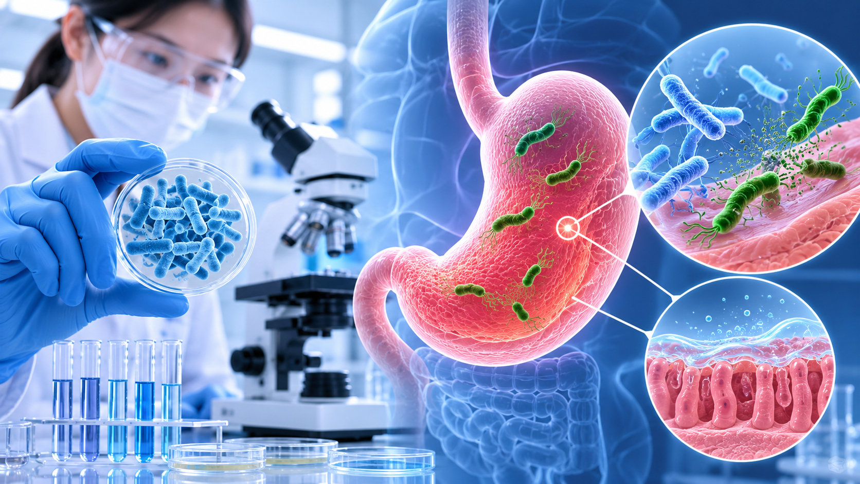 Phát hiện lợi khuẩn mới có thể ức chế vi khuẩn HP gây bệnh dạ dày