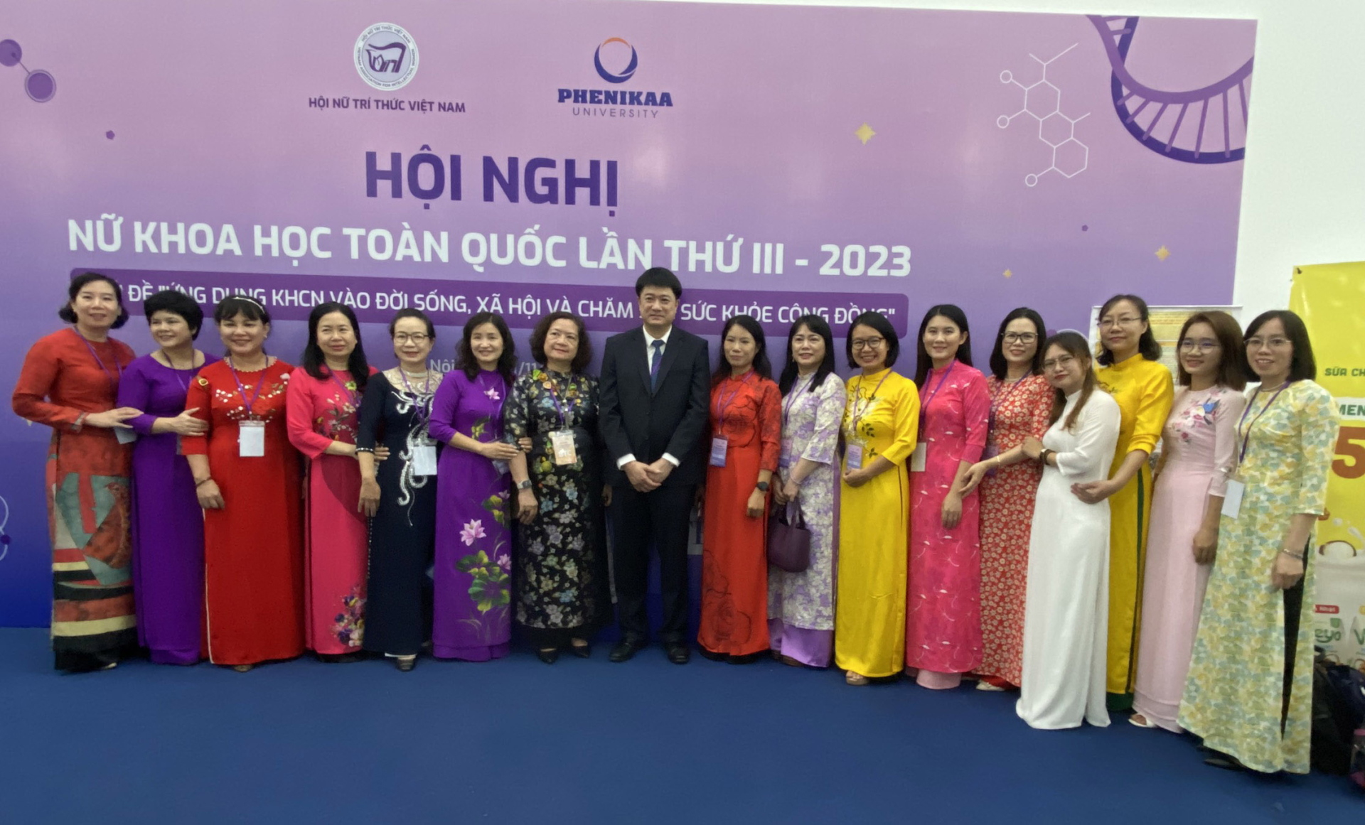 Đoàn đại biểu Chi hội Nữ trí thức Viện Hàn lâm Khoa học và Công nghệ Việt Nam tham dự Hội nghị Nữ khoa học toàn quốc lần thứ III - 2023.