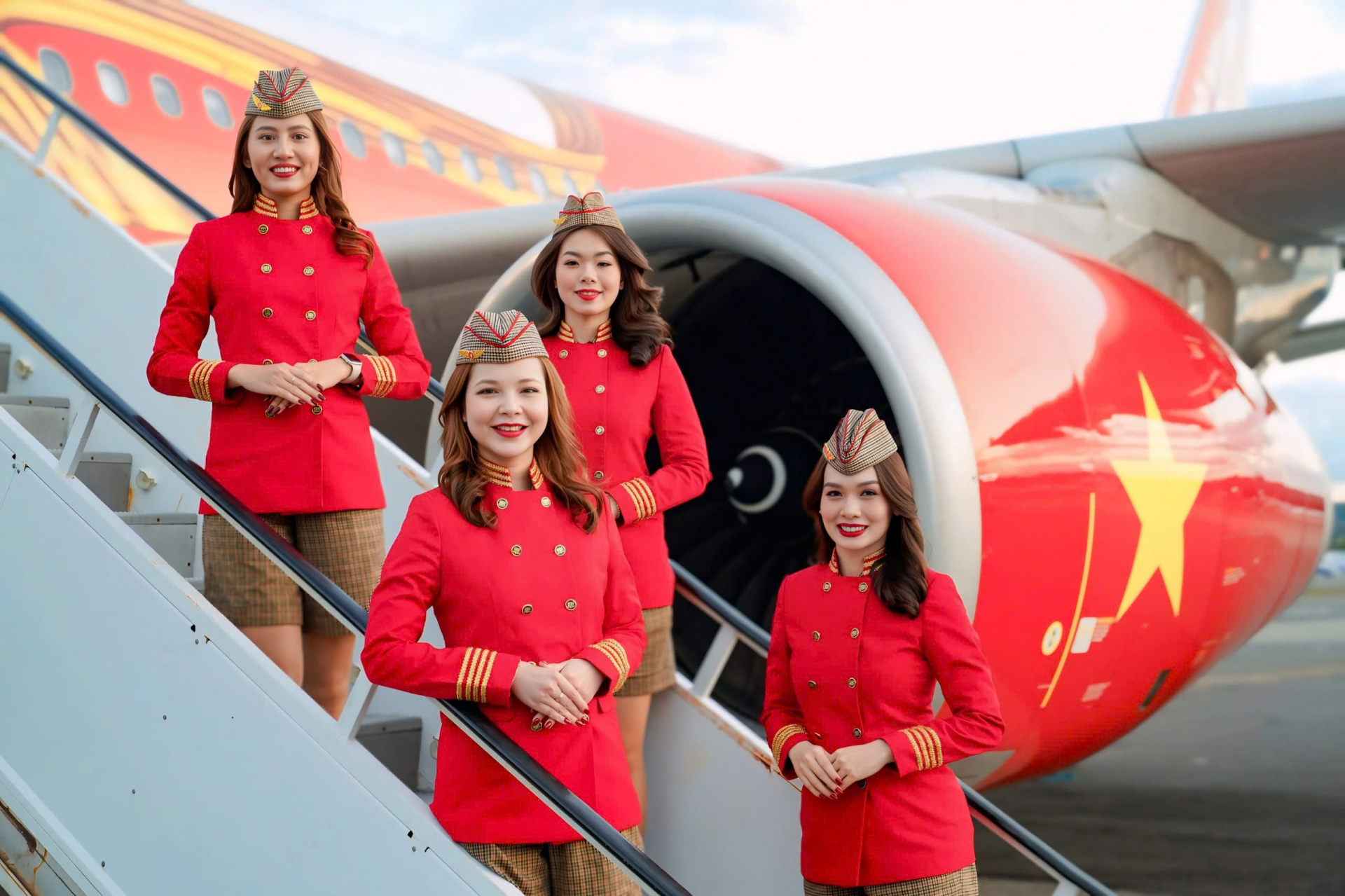Vietjet giành giải “Đồng phục tiếp viên đẹp nhất”: Khi bầu trời trở thành sàn diễn của sắc đỏ