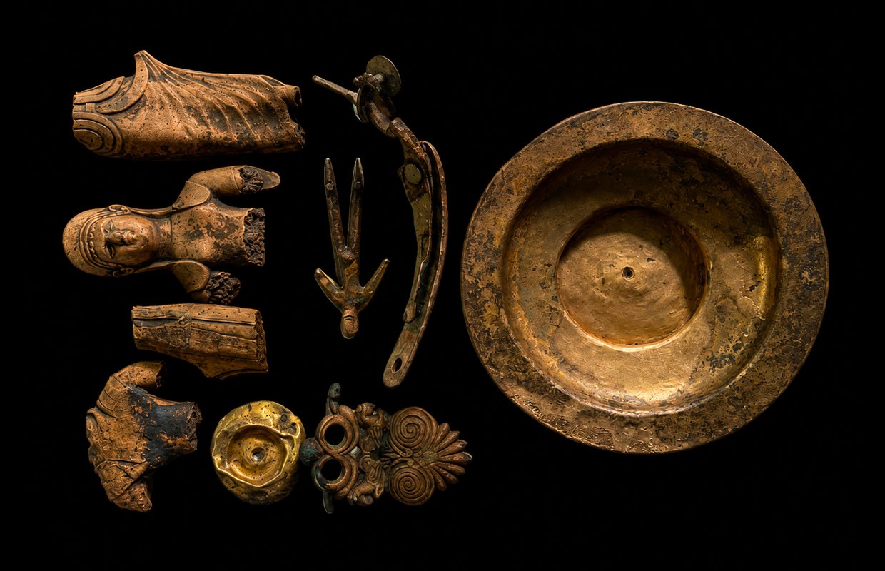 Hình ảnh những hiện vật đồng trong cuộc khai quật. Ảnh: MneM | Marzabotto National Etruscan Museum
