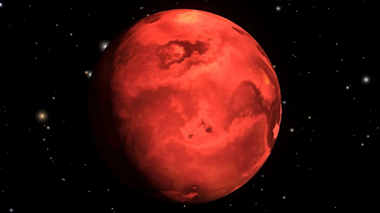 Hình ảnh mô phỏng HD 3167b (Ảnh: NASA)