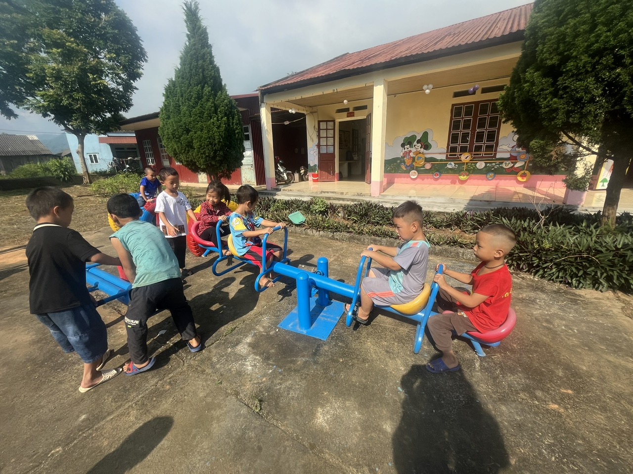 Một điểm trường tại Văn Bàn (Lào Cai). Ảnh: VĨNH HÀ