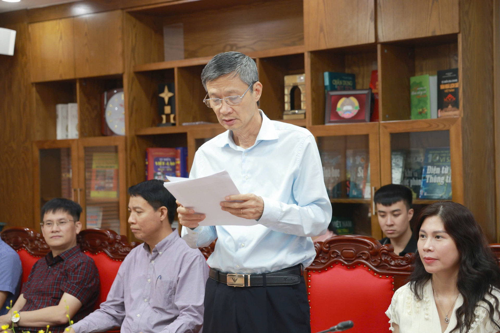 Ông Nguyễn Khắc Khanh, Chủ tịch Hiệp hội Sách giáo dục và học liệu điện tử: