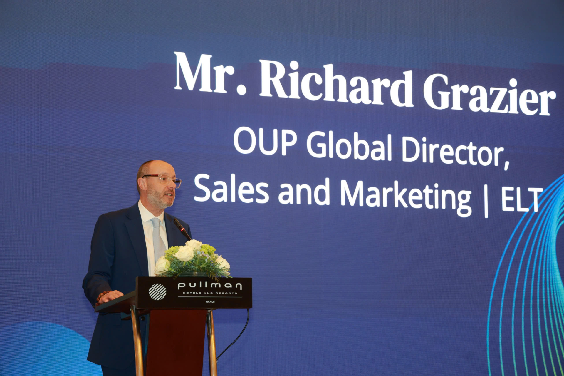 Ông Richard Grazier - Giám đốc Kinh doanh và Tiếp thị Toàn cầu NXB Đại học Oxford