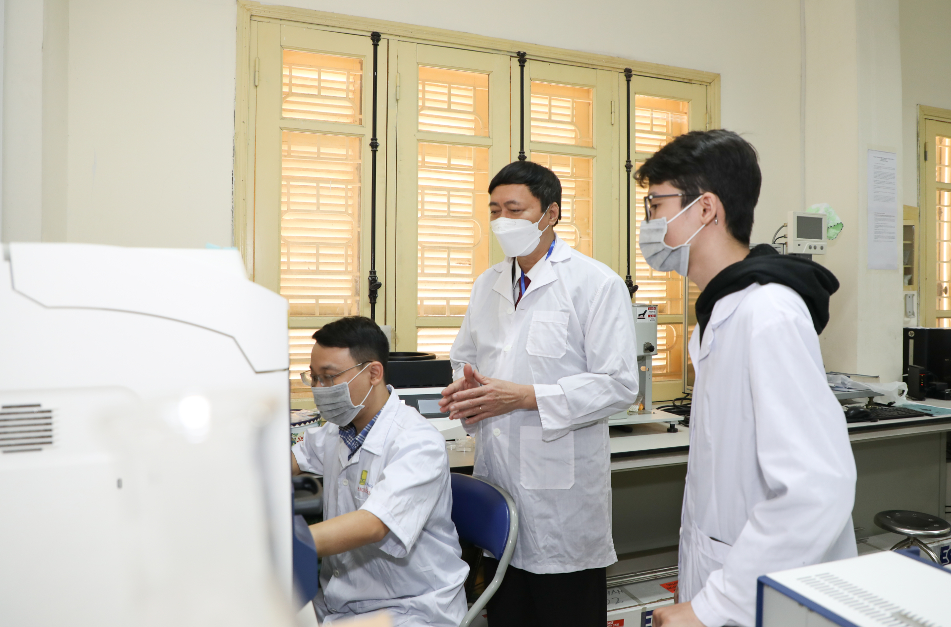 Trong phòng dạy học thực hành