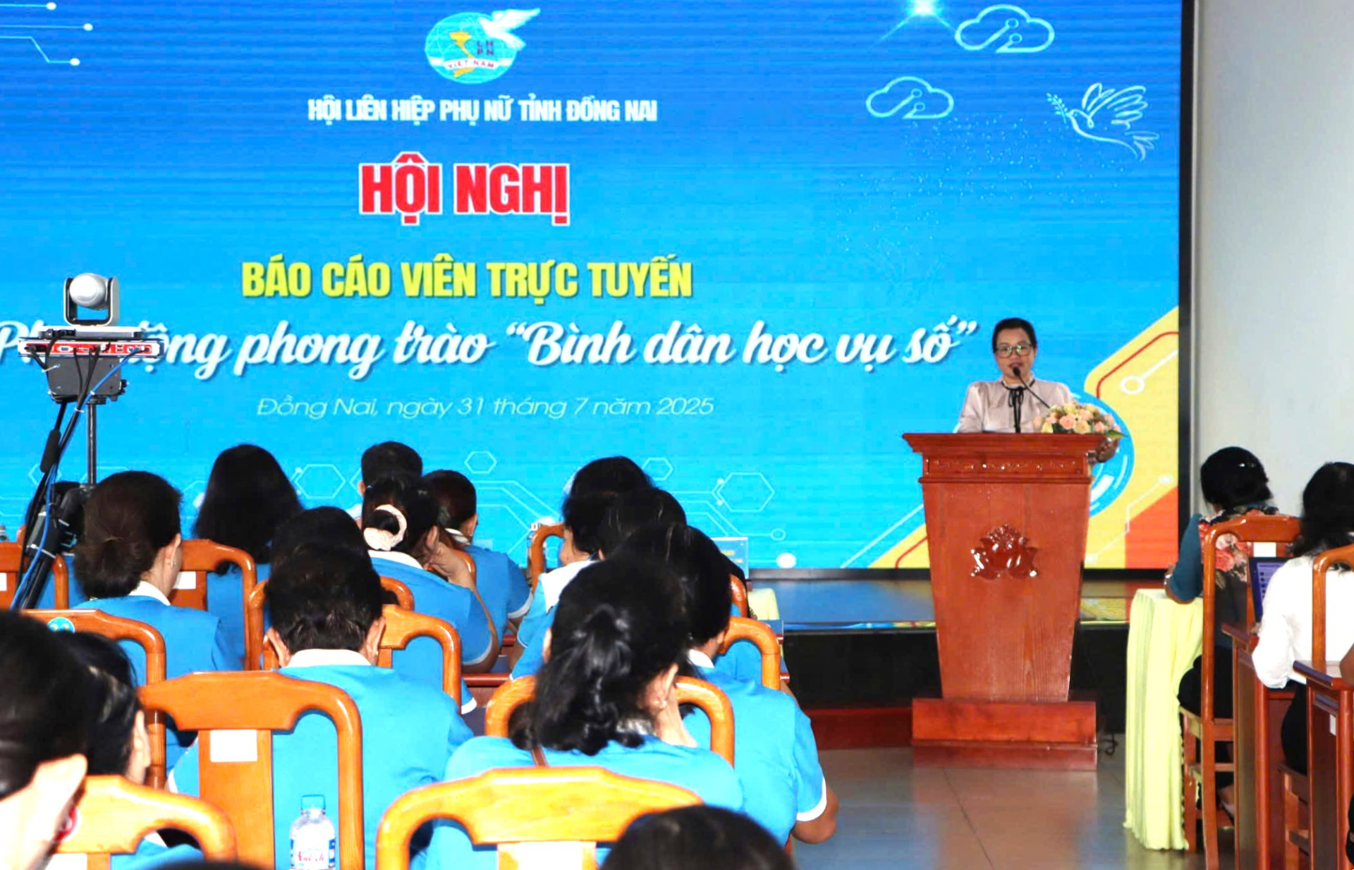 Hội nghị báo cáo viên (đợt 2) năm 2025 do Hội Liên hiệp Phụ nữ tỉnh Đồng Nai tổ chức