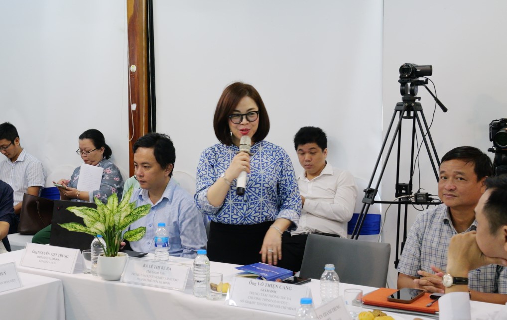 Bà Lê Thị Bé Ba, Phó Giám đốc SIHUB. Ảnh: CESTI