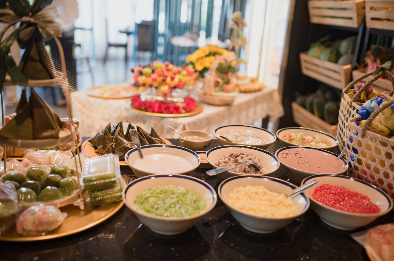 Chè đậu, bánh ú, bánh da lợn... rực rỡ sắc màu ký ức.