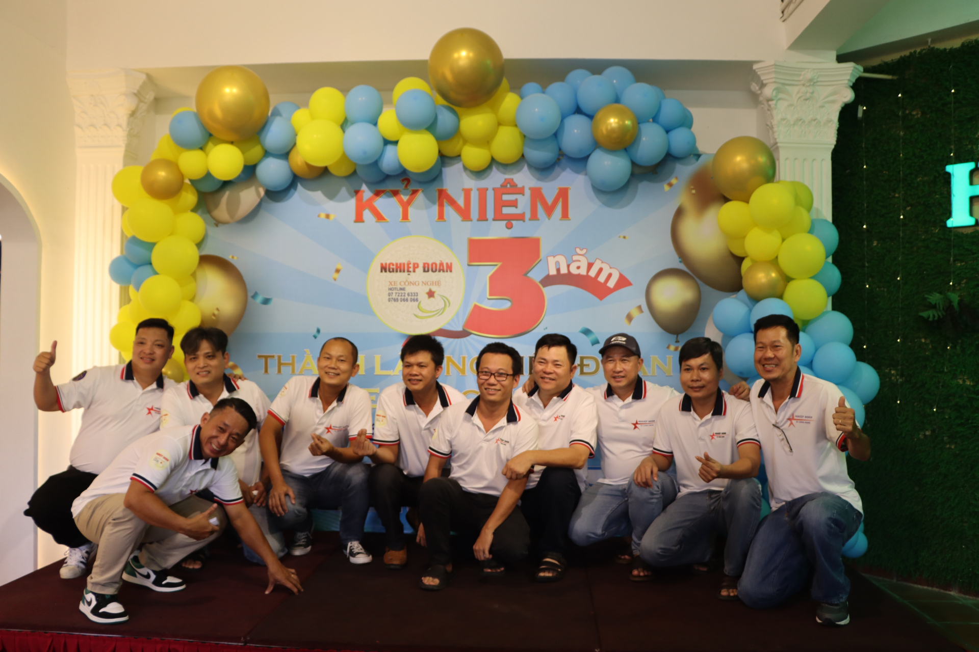 Đoàn viên của Nghiệp đoàn hân hoan trong ngày kỷ niệm