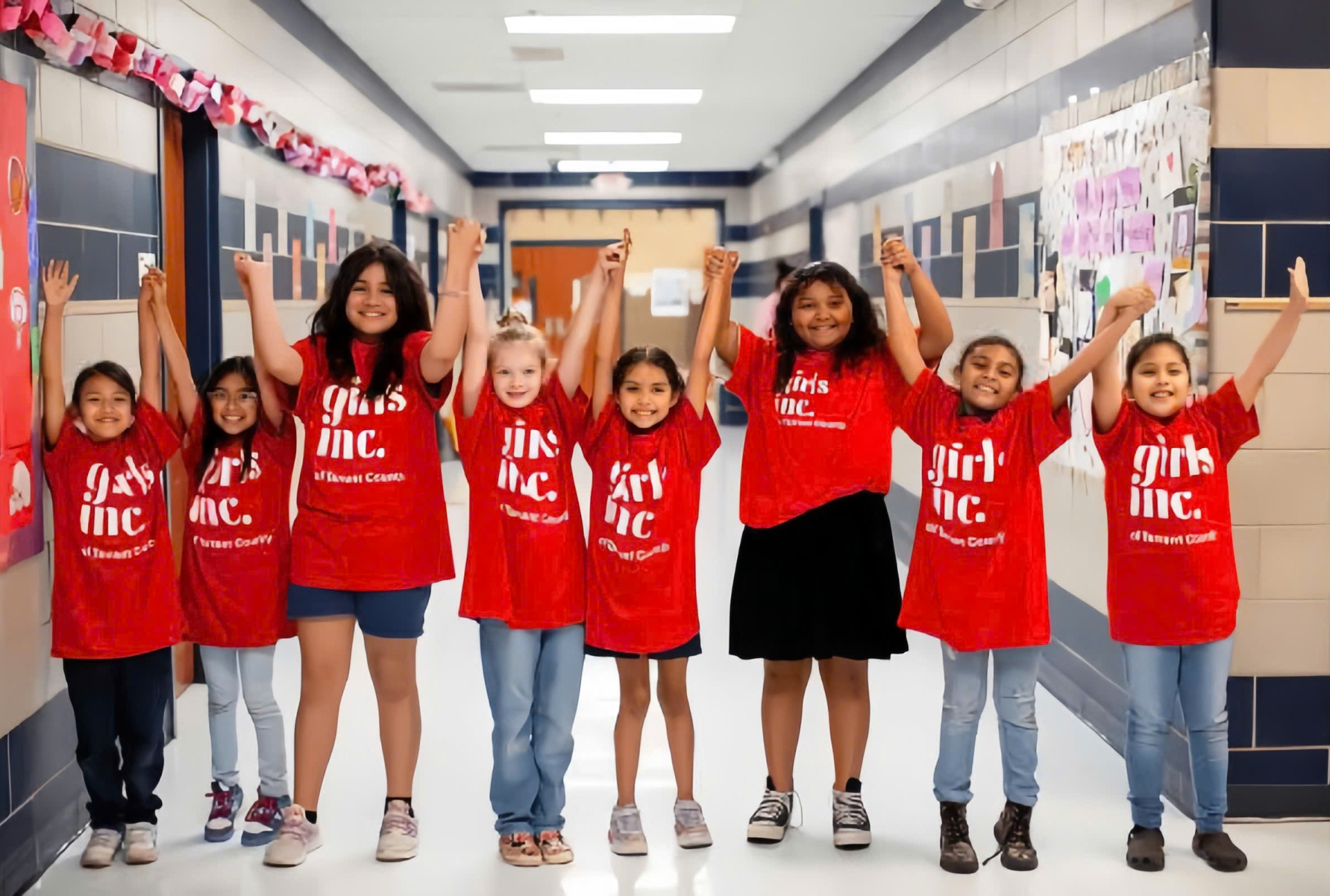 Các học viên nhí của Girls Inc. Ảnh: Girls Inc