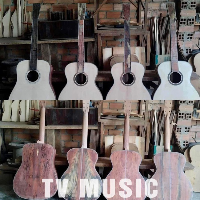 Giai đoạn hoàn thiện hoàn mộc cho Guitar