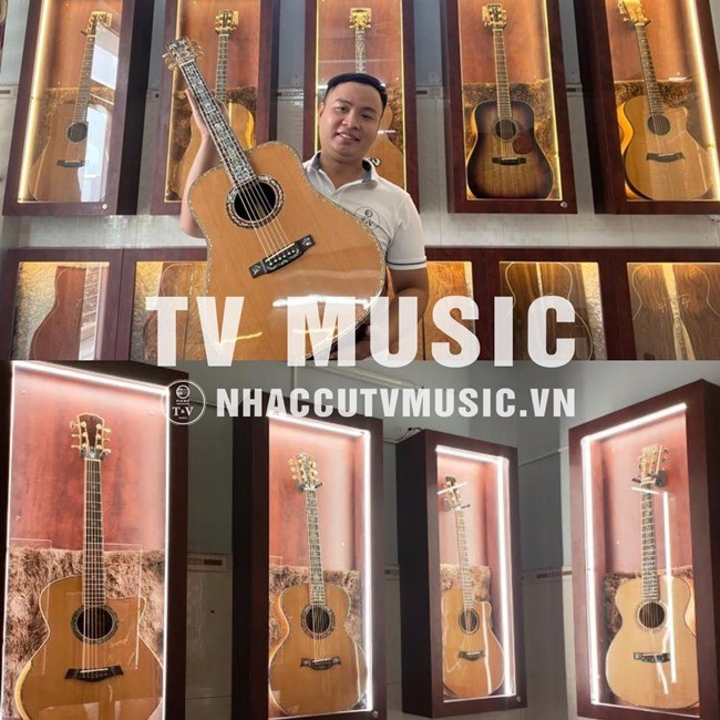 Doanh nhân CEO Trần Quang Vũ, người sáng lập thương hiệu Guitar Custom Việt Nam.