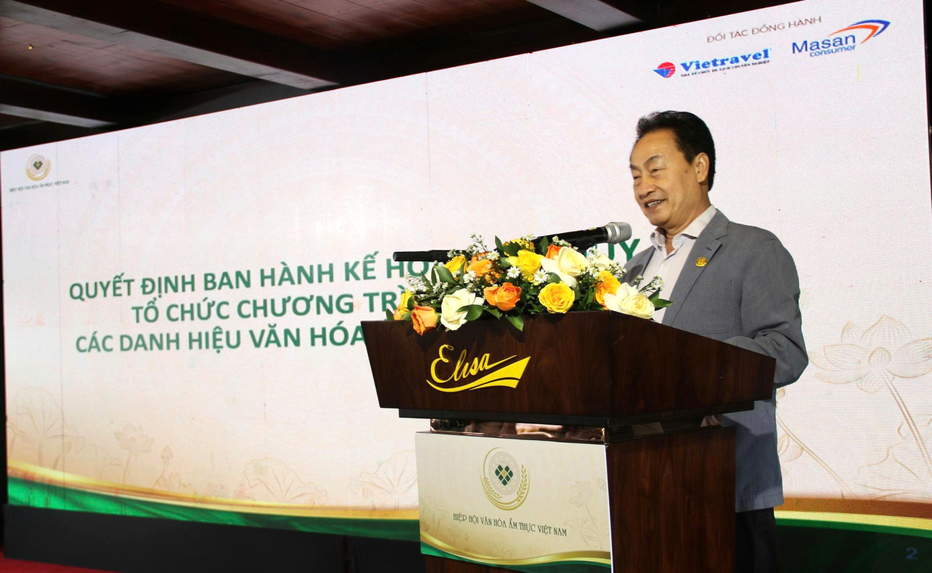 Ông Lã Quốc Khánh, Phó Chủ tịch Hiệp hội Văn hoá Ẩm thực Việt Nam.