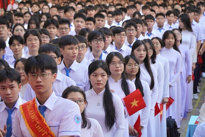 Sở GDĐT TP.HCM yêu cầu các trường tạm hoãn các hoạt động giáo dục ngoài giờ chính khóa cho học sinh trước, trong và sau khi bão. Ảnh: Chân Phúc