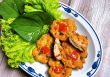Món ngon mỗi ngày: Chả tôm chiên mặt nguyệt
