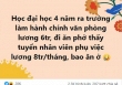 Tranh cãi xung quanh chuyện lương sinh viên mới ra trường và lương nhân viên bán phở, múc nước lèo