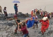 80 m bùn đất cao như sóng thần đổ sập xuống khu mỏ tại Myanmar khiến hơn 100 người chết