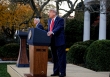 Tổng thống Trump đã có phát biểu chính thức đầu tiên sau bầu cử, dường như thừa nhận chiến thắng của ông Joe