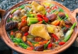 Lẩu gà ớt hiểm ấm bụng ngày mưa