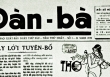 Tờ báo 'Đàn bà': Tinh thần tân tiến vì thế hệ phụ nữ mới