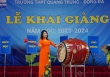 Lễ khai giảng tại trường THPT Quang Trung, Hà Nội: Đơn giản và nhiều đổi mới