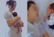 Minh Hằng công khai cận cảnh khuôn mặt của quý tử đầu lòng, mới 1 tháng đã rất cứng cáp 