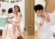 Hòa Minzy tổ chức sinh nhật cho bé Bo, biểu cảm đáng yêu của quý tử gây sốt