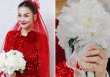 Hoa cầm tay mang ý nghĩa vương giả trong ngày vui Thanh Hằng và chồng nhạc trưởng: Giá tiền gây tò mò!