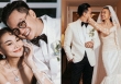 'Hot hòn họt' ảnh cưới full HD Thanh Hằng: Chú rể hôn nhẹ, sửa giày và kề má cô dâu cực tình cảm