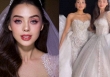 Vợ Tây của Bùi Tiến Dũng xinh đẹp lộng lẫy khi diện váy cô dâu, đọ sắc cùng Á hậu Thảo Nhi Lê